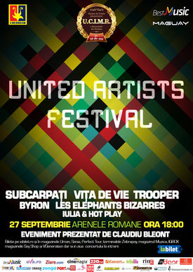 Programul UAF: Subcarpati, Trooper, Vita de Vie, byron, Les Elephants Bizarres